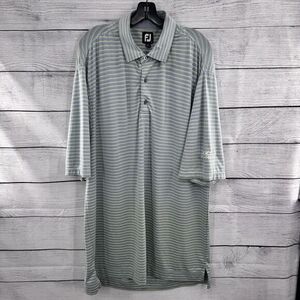 Footjoy Golf‎ Polo Shirt Performance Men's Size XL X-Large Stripped Logo